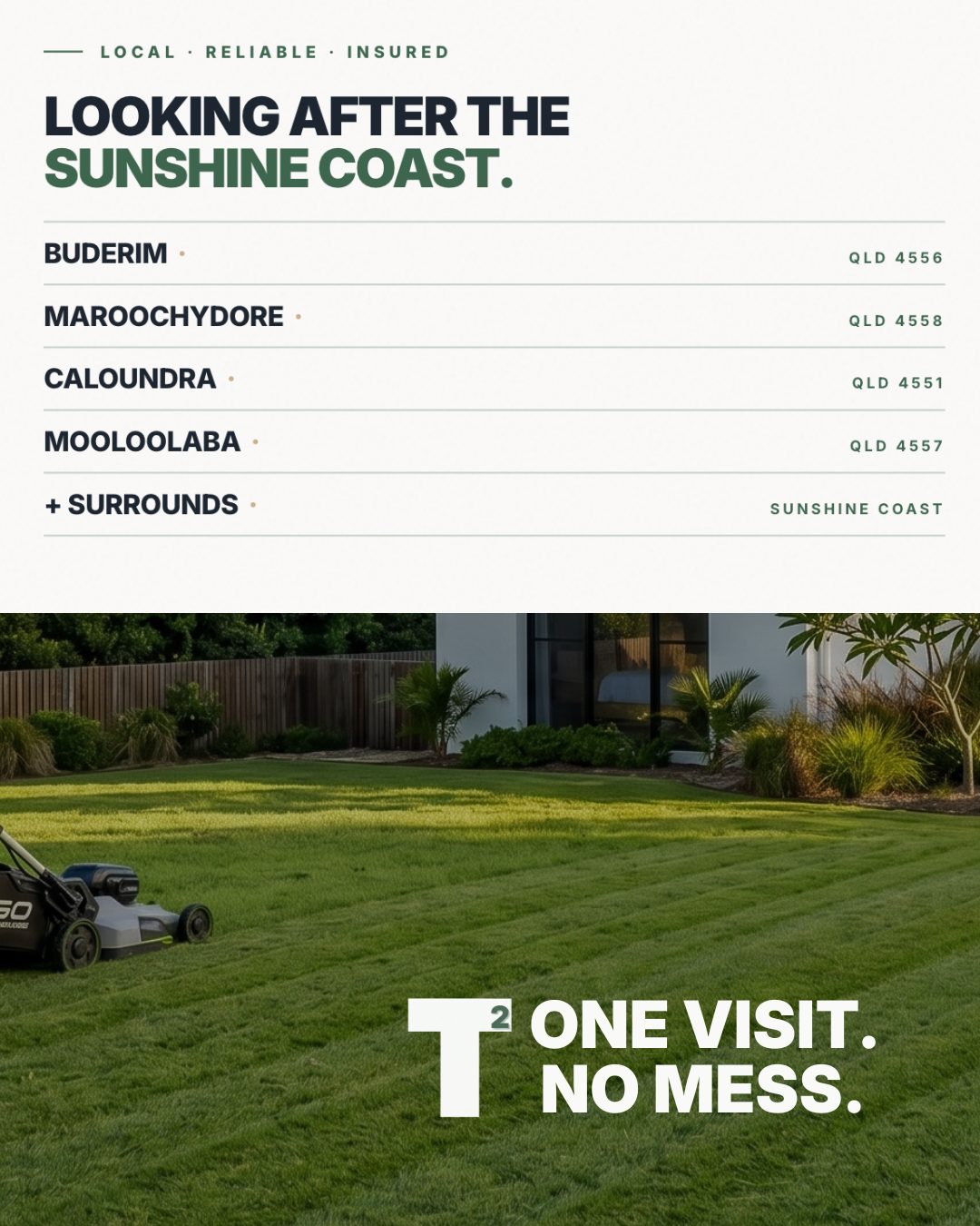 Looking After The Sunshine Coast — service area post