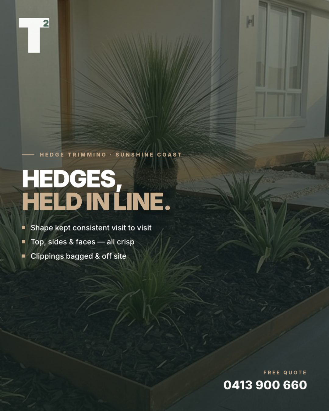 Hedges Held In Line — service highlight