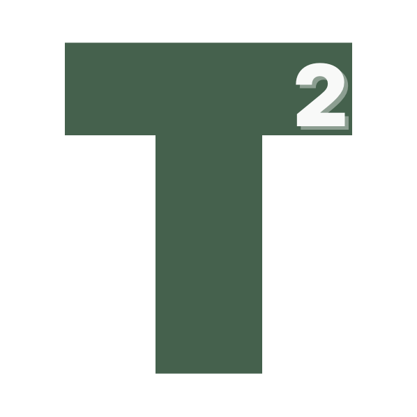 T-Squared T² monogram